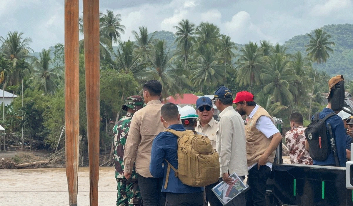 Dua Jembatan Sementara di Jalur Penting Sumatra