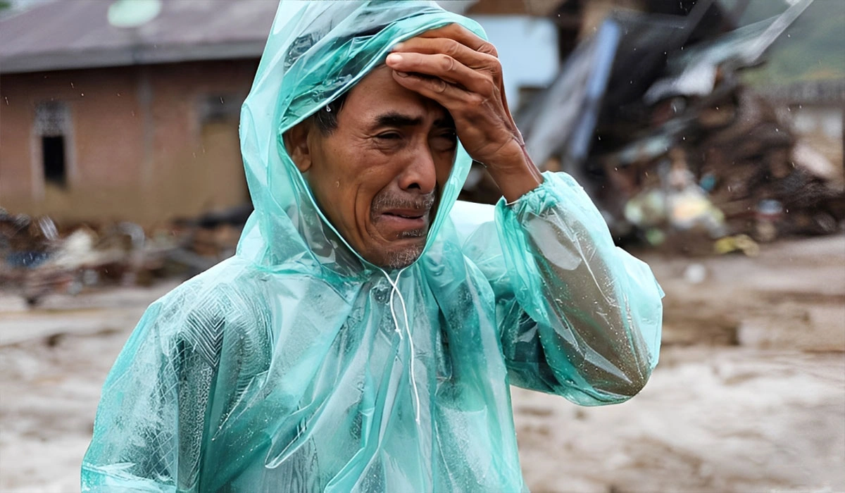 Harapan Terakhir Abdul Ghani Mencari Istri yang Hilang di Tengah Banjir